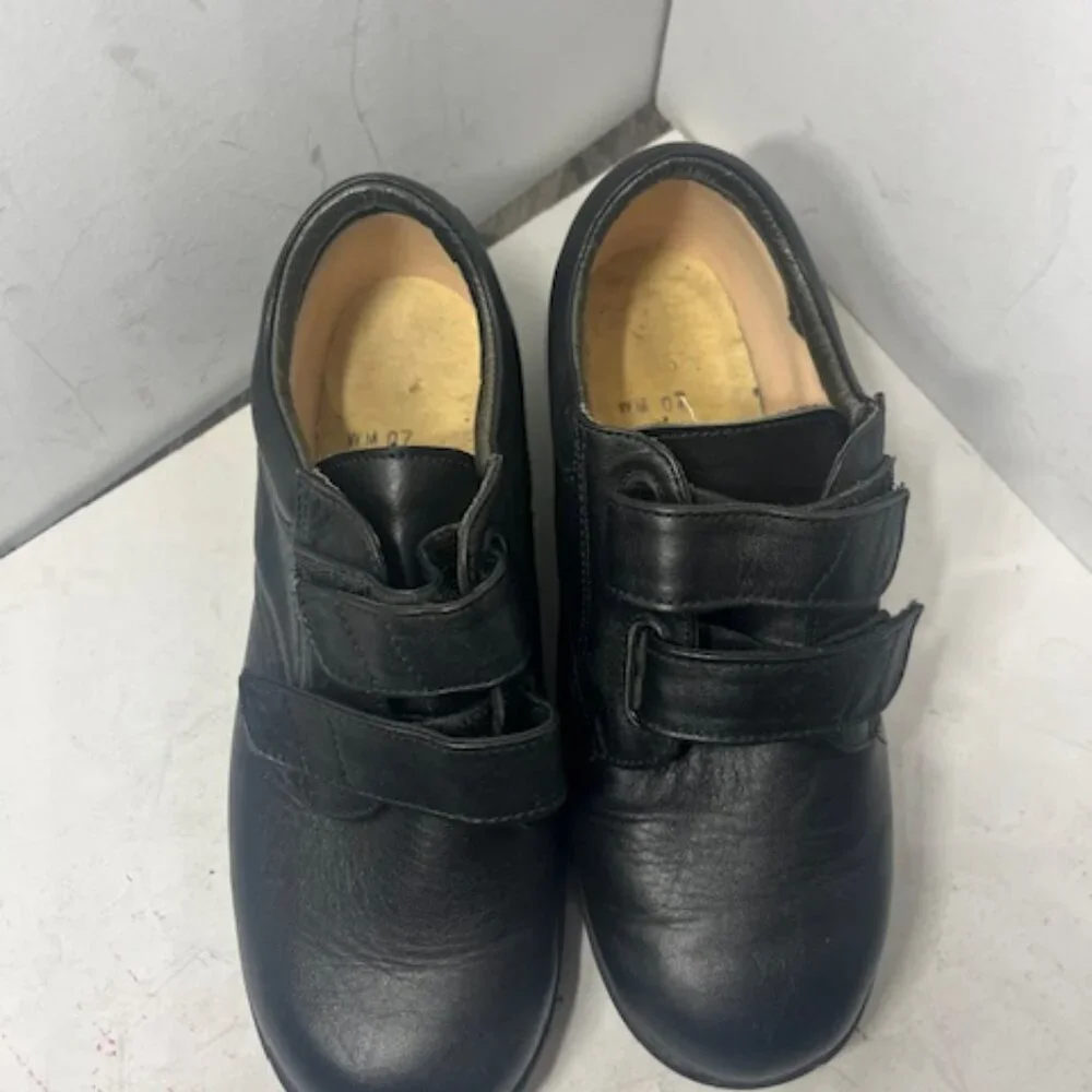 Apex Women's READ Diabetic Therapeutic Black Leather Shoes‎ Sz 7